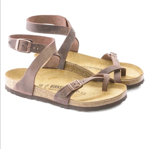 Birkenstock Yara Ankle Strap Leather Sandal (37/6.5) - Picture 2 of 13